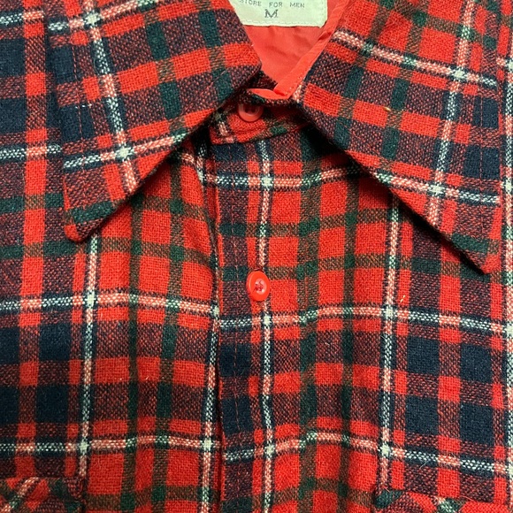 Vintage Gimbels Wool Shirt - Picture 3 of 9